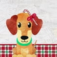 thumbnail image 2 of Kimberly, Allen 15x15 White Modern Wood Framed Museum Art Print Titled - Christmas Woof 3, 2 of 4
