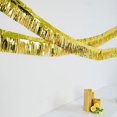 thumbnail image 2 of BalsaCircle 16 feet Gold Metallic Foil Tassels Hanging Garland Fringe Banner Party Decorations, 2 of 8