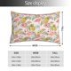 thumbnail image 2 of Fotbe Tropical Pink Flamingo Pineapple Funda de Almohada Decorativa Estilo Occidental, Lujo en Algodón, Fundas para Almohadas King, Cojín Estampado para Decoración del Hogar-20"x30", 2 of 6