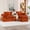 Orange, variant on CARZZI 103" Cloud Modular Sectional Couches for Living Room, Modern L Shaped Boneless Sofa Couch with Ottoman & 2 Lumbar Pillows, Comfy Corduroy Deep Seat 3 Seater Sofa (Emerald) | No Assembly Needed