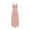 Pink, variant on ZOELNIC Women's Sexy V Neck Maxi Dress Spaghetti Strap Sleeveless Backless High Slit Long Dress Summer Party Cocktail Dress, S