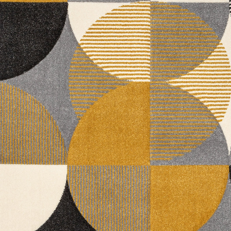 Well Woven Astrid Geometric Area Rug, 7.83' x 9.83', Dramatic High-Low Pattern, Easily Matchable Color Palette, Wood Floor Safe Backing