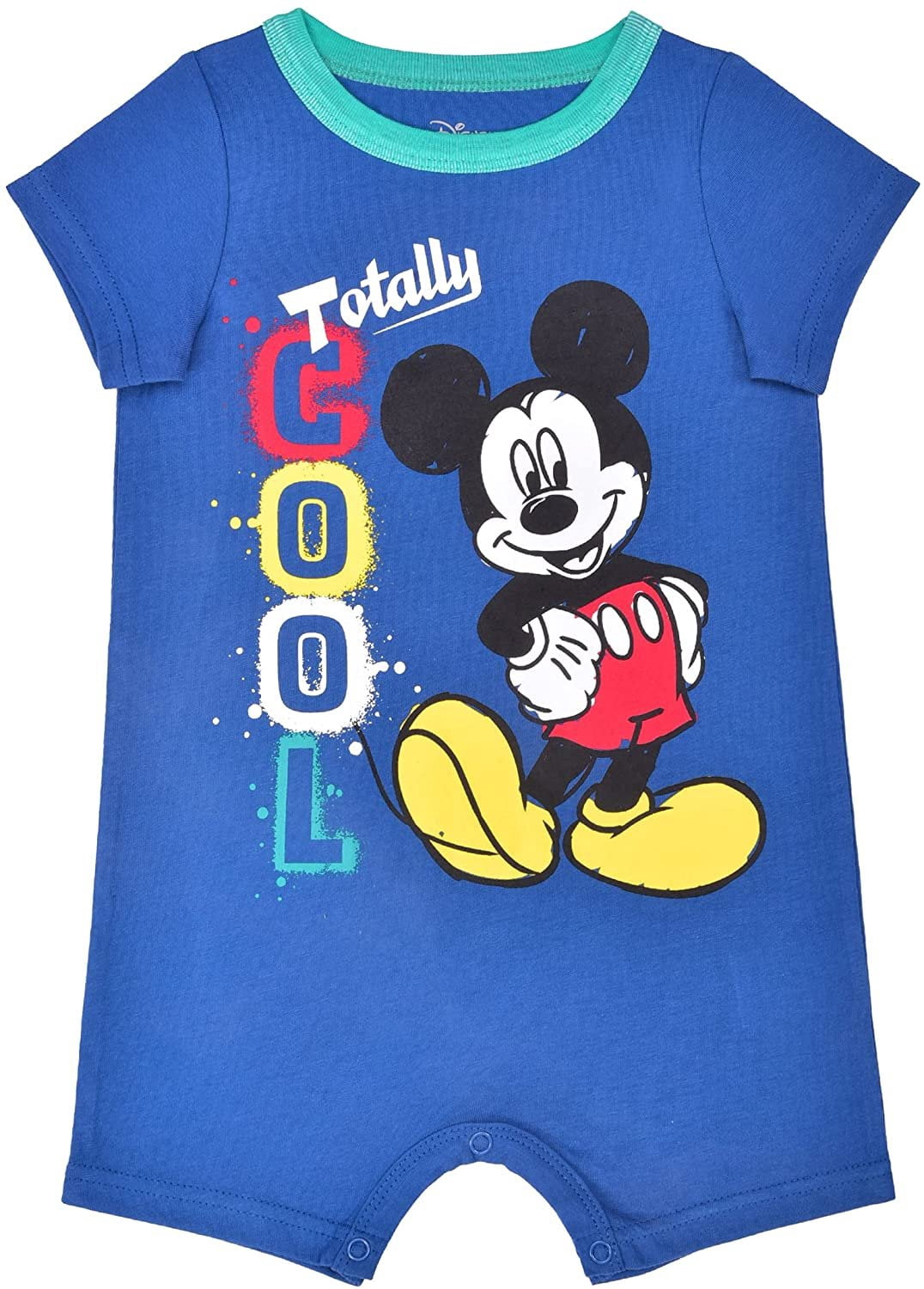 Disney Baby Boys' Mickey 3 Pack Rompers
