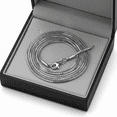 thumbnail image 2 of SilverCloseOut Stainless Steel Box Chain Necklace 1.2mm, 2 of 7