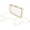 Gold, variant on Premium Transparent Clear Acrylic Hard Box Clutch Bag Evening Shoulder Handbag