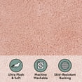 thumbnail image 4 of Better Homes & Gardens Ultra Soft Polyester Bath Runner Rug, 20" x 60", Cherry Blossom, 4 of 7
