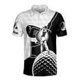 thumbnail image 2 of Golf Custom Name Men Golf Clubs Golf Ball Apparel 3D Polo Shirt Size S-5XL, 2 of 5