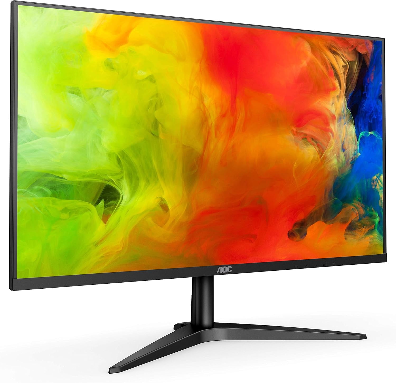 Restored AOC 27B1H 27' Full HD 1920x1080 Monitor, 3-Sided Frameless, IPS Panel, HDMI/VGA, Flicker-Free,Black (Refurbished)