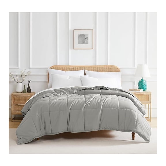 California King Size Comforter, Pet Hair Resistant Bedding Comforters, Oversized Down Comforter, Duvet Insert King, Hotel Bedding, Steel Grey Comforters