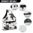 thumbnail image 6 of KUIFORTI Cow Print Knitting Yarn Bag Tote Crochet Accessories Crochet Bag Organizer for Women Girls Yarn Bags for Crocheting on The Go, Small Size, 6 of 7