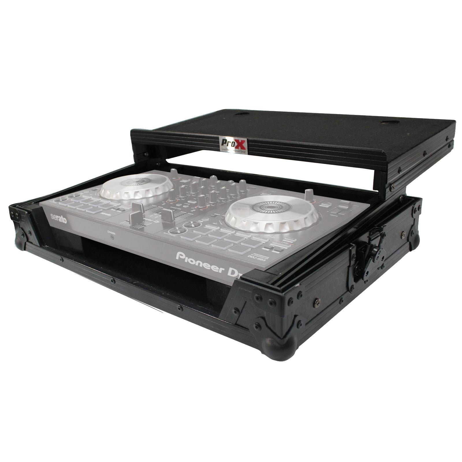 Prox X Ddjsb3 Ltbl Pioneer Ddj Sb3 Ddj 400 Dj Controller Black Flight Case With Red Tsa Combination Lock Package Walmart Com Walmart Com