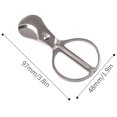 thumbnail image 5 of Cigar Supplies Classic Stainless Steel Cigar Scissors Round Cutter Head Guillotine Knife Smoking Accessories for Cohiba Cigar (Silver), 5 of 7