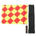 thumbnail image 3 of WHAMVOX Hand Flag with Plastic Handle Mini Flag with Waterproof cloth for Football Judge Small Suqre Pattern, 3 of 6