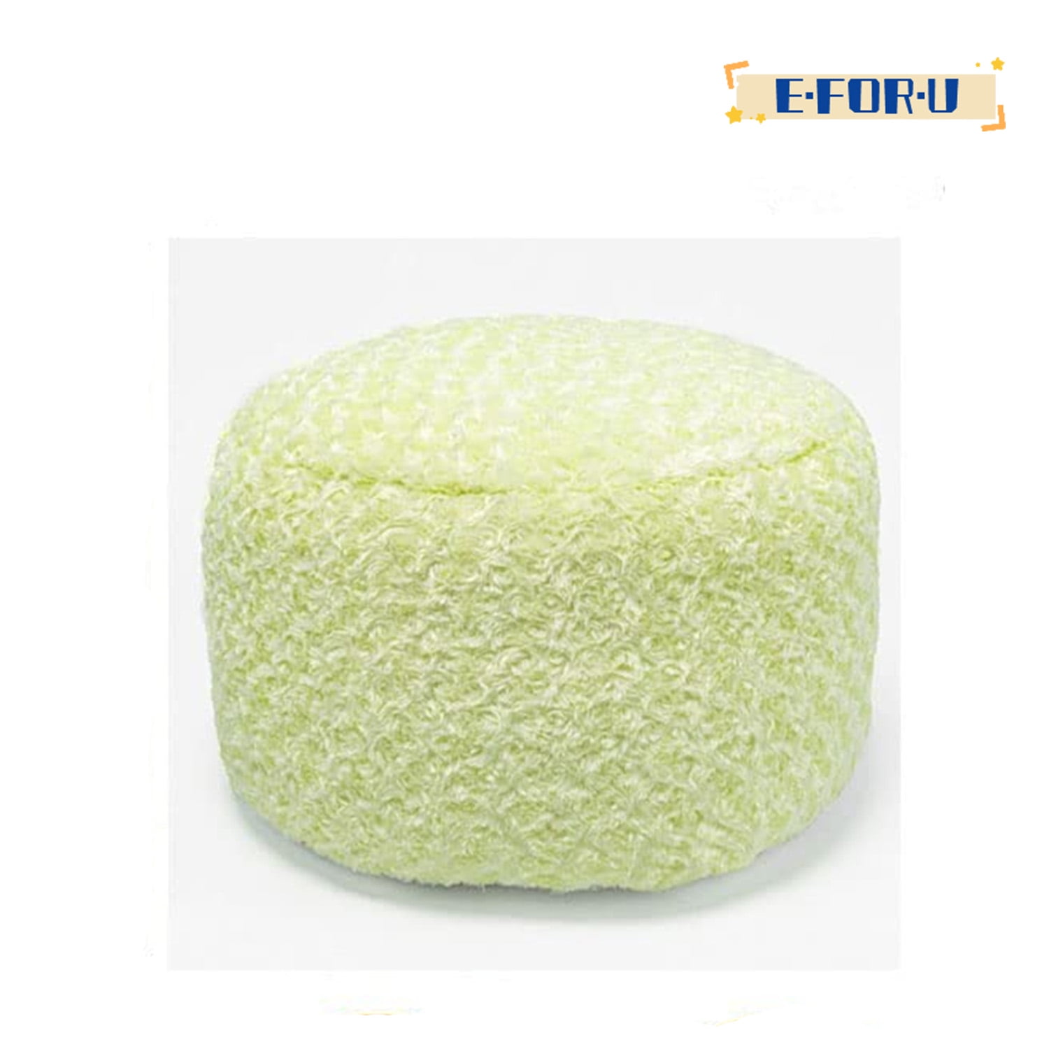 Round Pouf Ottoman Foot Stool Washable Foot Rest Bean Bag Floor Chair