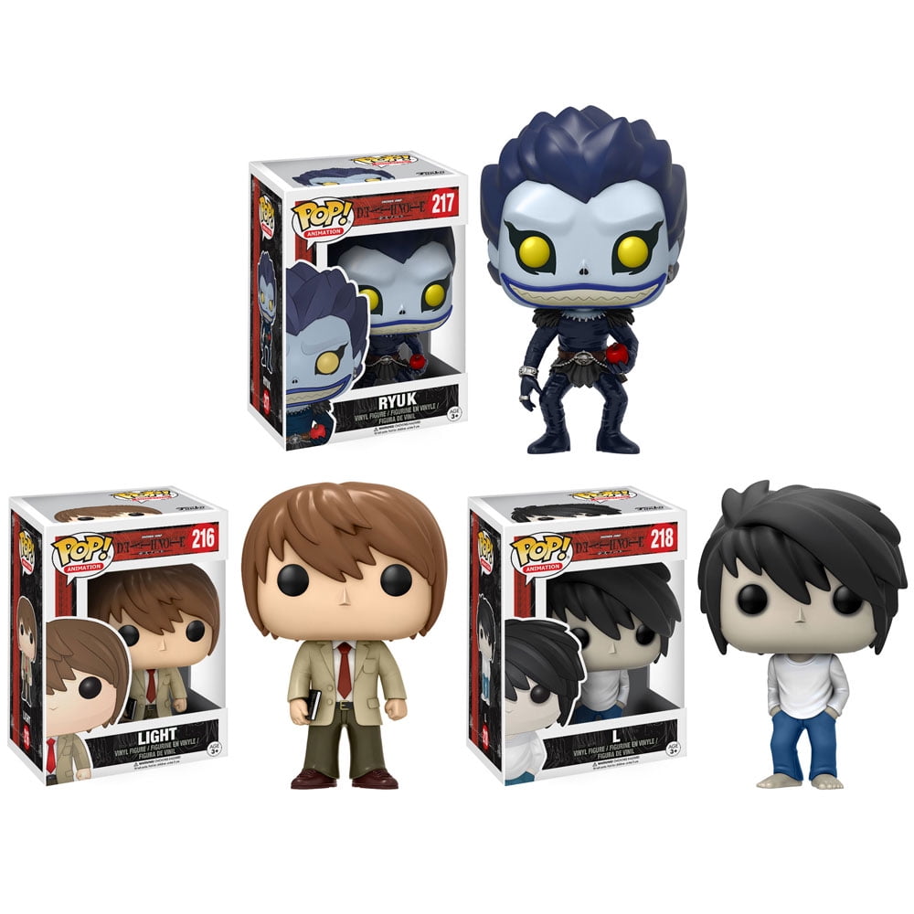Funko POP! Animation Vinyl Figures Death Note S1 SET OF 3 (L, Light