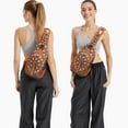 thumbnail image 2 of Exotic Cultural Mandala Sling Bag with Vintage Traditional Pattern, Lightweight Durable Crossbody Backpack, Adjustable Strap, Multiple Compartments for Gym, Daily Commuting, 2 of 5