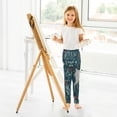 thumbnail image 6 of Girl's Legging Full-Length Colorful Print Tights For Dance Gym Everyday Wear Deer Standing in The Plants, 6 of 8
