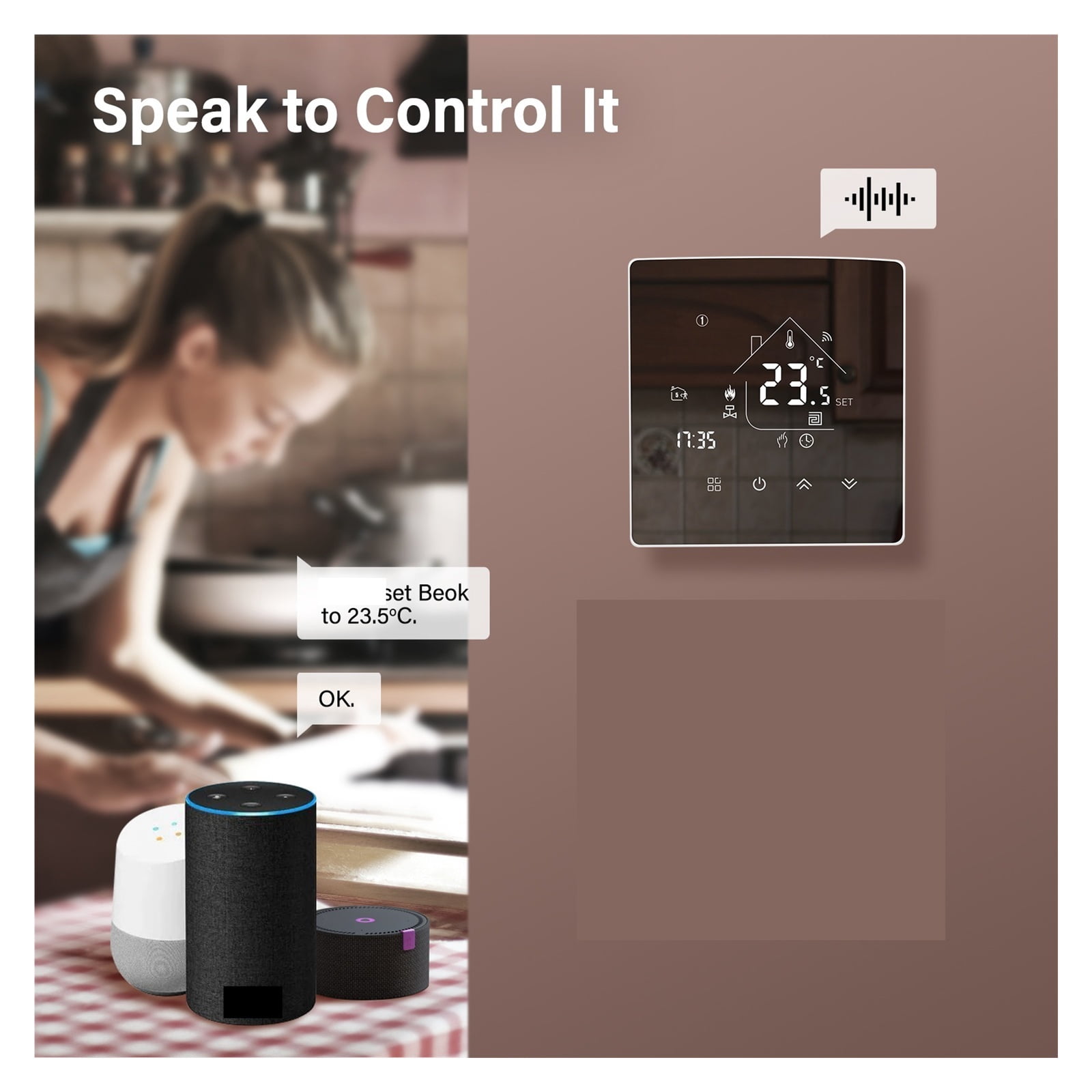 WiFi Water/Electric Warm Floor Heating Thermostat Gas Boiler Temperature Regulator