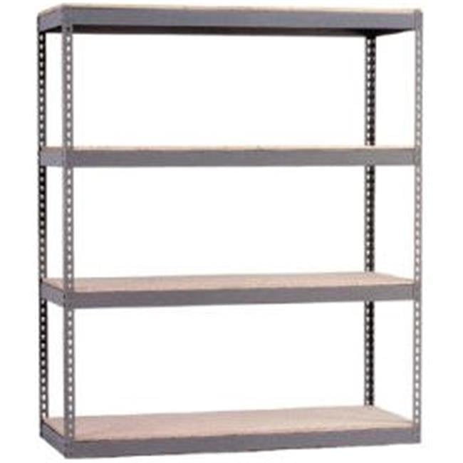 Nexel Industries WR4367 3 Tier Wide Span Storage Rack Gray 48 x 36 x