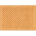 thumbnail image 1 of Ahgly Company Indoor Rectangle Oriental Orange Modern Area Rugs, 4' x 6', 1 of 4