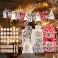 thumbnail image 4 of onlyliua ¡ Artículos En Liquidación! Bolsa de Regalo de Lino con Diseño Navideño, Paquete de Calendario de Adviento Del 1 Al 24, 4 of 6