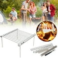 For Grill Portable Outdoor Picnics Grill Camping Barbeque Folding