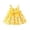 Gold, variant on Baby Girls Floral Dress Sleeveless Backless Tutu Sundress with Large Bow Summer Cute Jumper Dress Princess Gown 3-24 Months