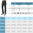 thumbnail image 6 of BALEAF Womens Dress Pants Yoga Work Pants Pull On Slacks Business Casual Office Trouser Pockets 31" Black 2XL, 6 of 6