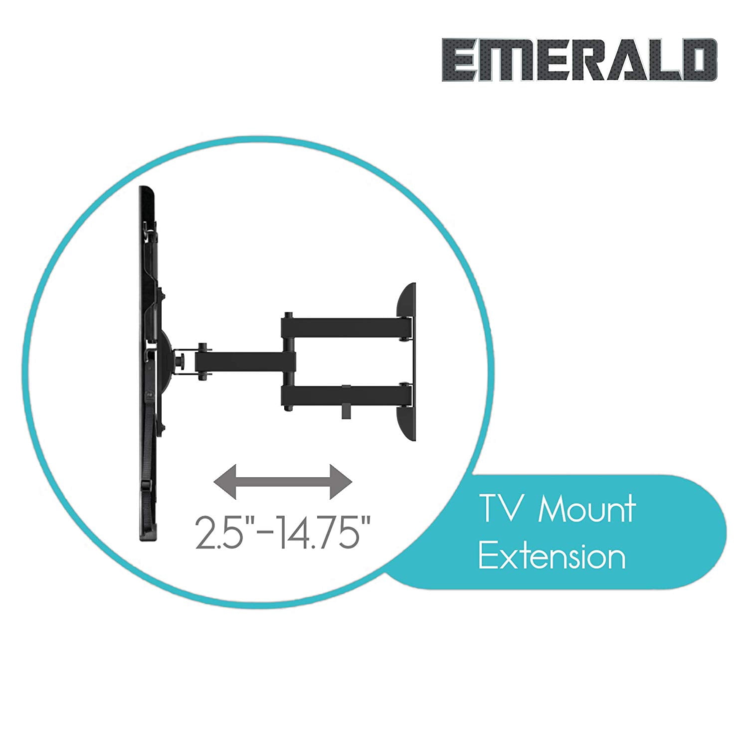 Emerald Full Motion TV Wall Mount for 17" up to 55" Tv's (8318)