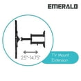 thumbnail image 4 of Emerald Full Motion TV Wall Mount for 17" up to 55" Tv's (8318), 4 of 7