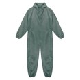 thumbnail image 3 of Moggemol Men's Work Overalls One Piece Mechanics Workwear Dustproof Jumpsuits Long Sleeve Suits Gray M, 3 of 5
