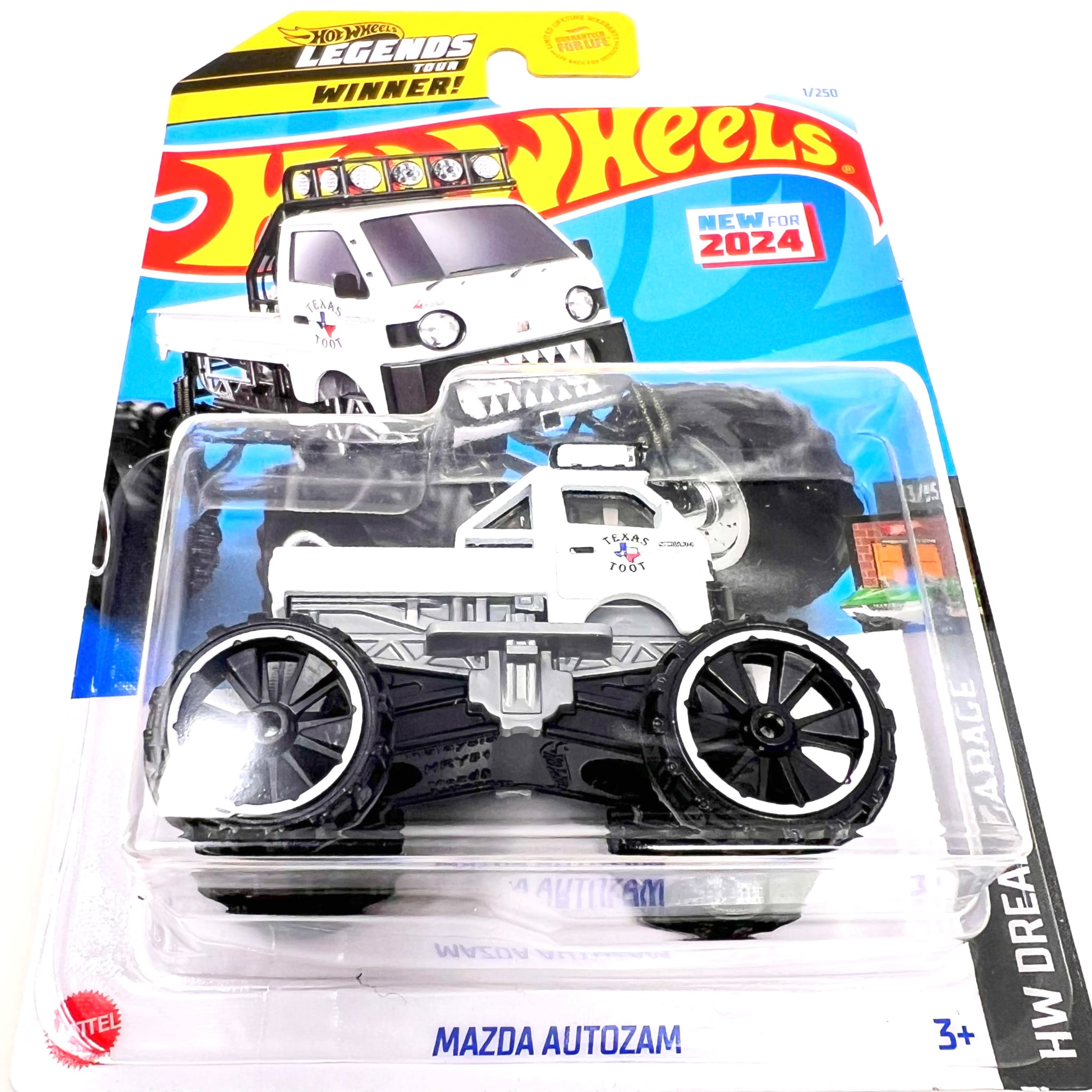 Hot Wheels Dream Garage Mazda Autozam Play Vehicle, 4+ Yrs, White
