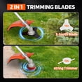 thumbnail image 5 of Floseru 2026 Upgraded Weed Wacker, 52CC Gas Powered Weed Eater, 2 in 1 Gas String Trimmer and Grass Cutter with 3 Teeth Brush Cutter Blade, Lightweight Hedge Trimmer Edger Lawn Tool for Garden Yard, 5 of 10