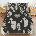 thumbnail image 1 of The rolling stones Surface Respirante Construction Lisse Focus de Repos Housse de Couette à Fermeture Éclair Douce, 1 of 5