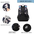 thumbnail image 4 of FORMRS Unisex School Backpack 17" Student Travel Bag with Laptop Compartment, Colorful UFO, 4 of 7