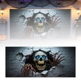 thumbnail image 1 of The Bizarre Halloween Garage Door Banner Background Decoration Scary Holiday Theme Cloth Durable Weather Resistant Large Size Easy Installation Store for Garage Trick or Treaters Party Guests, 1 of 1