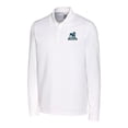 thumbnail image 2 of Men's Cutter & Buck White Citadel Bulldogs Big & Tall Tri-Blend Pique Long Sleeve DryTec Polo, 2 of 3