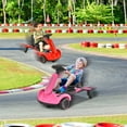 thumbnail image 4 of Costway Kart à Dérive Électrique 6 V pour Enfants avec Rotation à 360° Rouge, 4 of 10