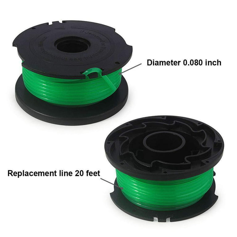 THTEN SF-080 Trimmer Spools cap covers compatible with Black