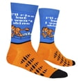 thumbnail image 3 of Cool Socks, Garfield Cartoon Character Men's Fun Novelty Crew Socks, 3 of 6