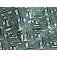 thumbnail image 3 of Ambesonne Exotic Quilted Coverlet 2 Pcs, Tropical Leaves Monochrome, Twin Size, Grey Teal Black White, 3 of 4