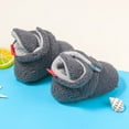 thumbnail image 4 of Newborn Baby Cotton Booties Stay On Slipper Winter Warm Soft Shoes Non-Skid Infant Ankle Boots Crib Shoes, 4 of 6