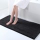 thumbnail image 1 of Alfombra de baño de chenilla Homaxy, alfombra gruesa antideslizante para baño, alfombra suave para pies, absorbente, de secado rápido, almohadilla de ducha de microfibra decorativanegro61MX119CM Deng Xun unisex, 1 of 2