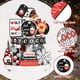 thumbnail image 4 of Juego De Café Con Copos De Nieve Navideños 18 Piezas Perchas De Madera Para Adornos Festivos, 4 of 5