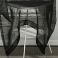 thumbnail image 4 of Nanshing Bea Semi-Sheer Rod Pocket Curtain Panel, Set of 2, Black, 50" x 84", 4 of 4