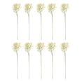 thumbnail image 1 of Halloween Offers 10 Pcs Fake Flowers Gypsophila Bouquet Fall Flowers Artificial For Decoration, Real Silk Flower For Wedding Christmas DIY Party Home Garden Offices, 1 of 7