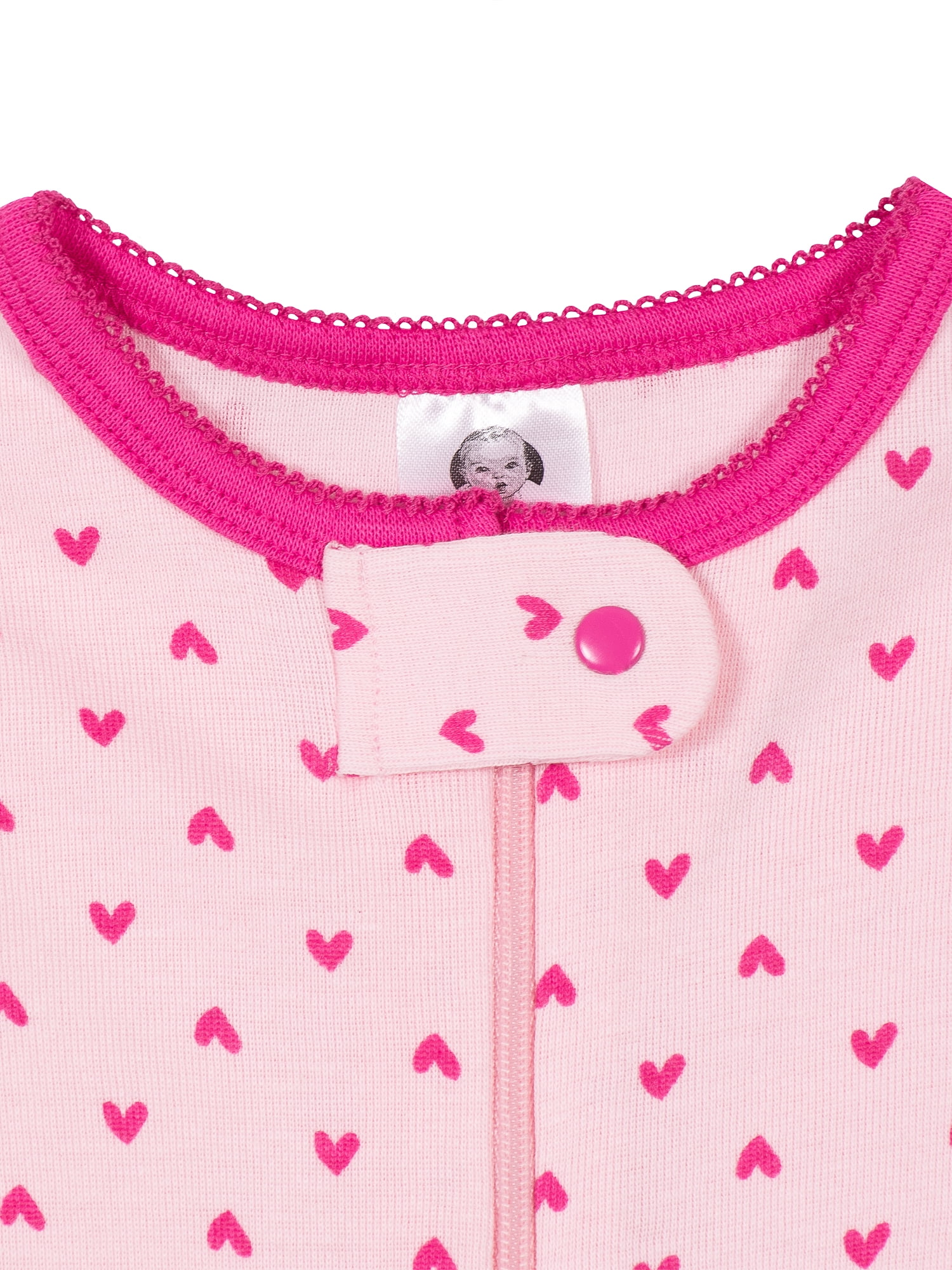 Gerber Baby & Toddler Neutral Snug Fit Footed Cotton Pajamas, 2-Pack, Sizes 0/3 Months - 5T