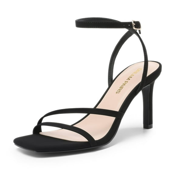 Women's Stiletto Heels with Shimmering Straps for Special Occasions