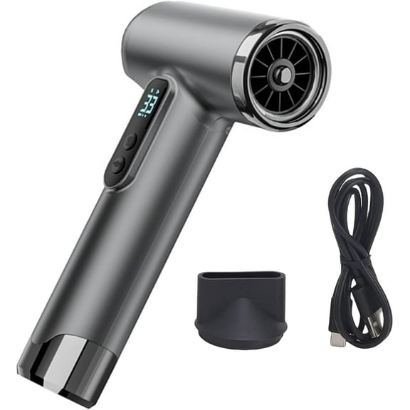 Cordless Travel Hair Dryer Dual Voltage 110V-240V - 58% Faster Drying & Ultra Quiet 59dB, 1.1lb Lightweight Rechargeable Blow Dryer with USB-C Fast Charge for Airplane, Camping, Gym, Home Use
