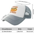 thumbnail image 6 of Its A Bad Day to Be A Glizzy Mesh Hat Men Women Hot Dogs Lover Baseball Cap for Women Men Funny Trucker Hat Black, 6 of 9
